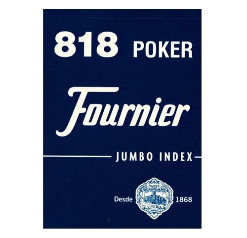 Igraće karte “Fournier” 818 poker size jumbo index – blue