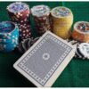Karte za Poker Dal Negro 100% PVC – plave - Slika 3