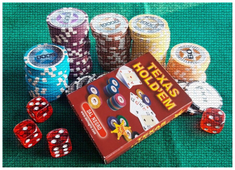Karte za Poker Dal Negro 100% PVC - crvene