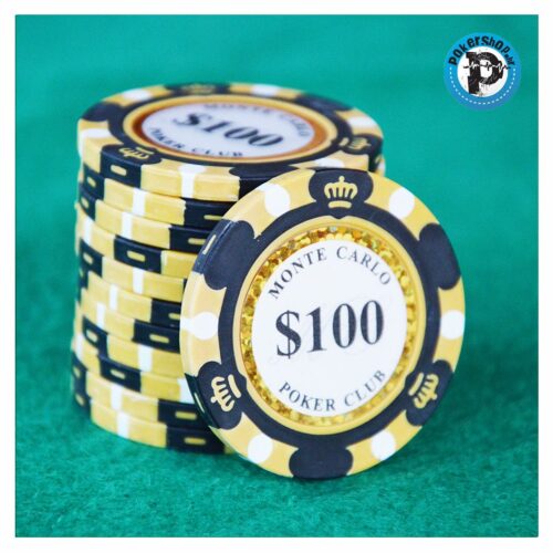 Poker Chip Monte Carlo vrijednosti 100