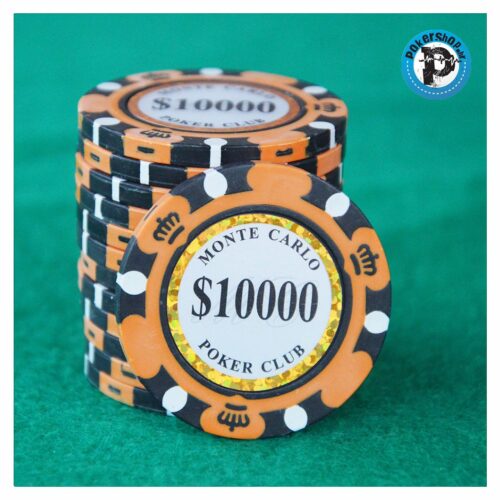Poker Chip Monte Carlo vrijednosti 10000