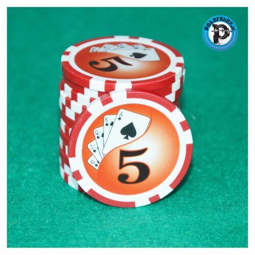 Poker Chip Ying Yang vrijednosti 5
