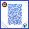 Abstract Modern White Background Paper Cut Style With Golden Lin