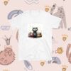 Seamless Pattern With Cute Funny Cats. Vector Illustration. It Can Be Print And Used As Wallpaper, Packaging, Wrapping Paper, Fabric And Etc.