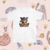 Seamless Pattern With Cute Funny Cats. Vector Illustration. It Can Be Print And Used As Wallpaper, Packaging, Wrapping Paper, Fabric And Etc.