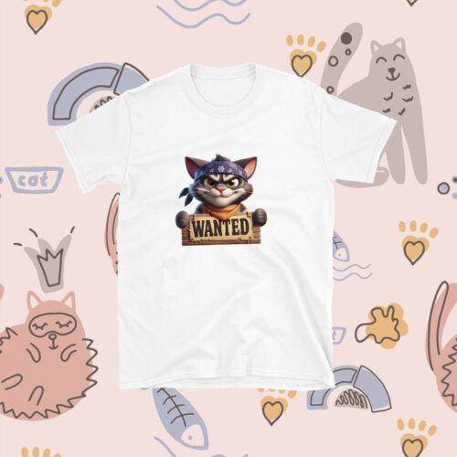 Seamless Pattern With Cute Funny Cats. Vector Illustration. It Can Be Print And Used As Wallpaper, Packaging, Wrapping Paper, Fabric And Etc.