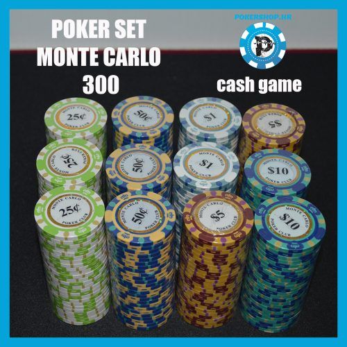 Poker Set Monte Carlo 300 Cash Game Chipovi