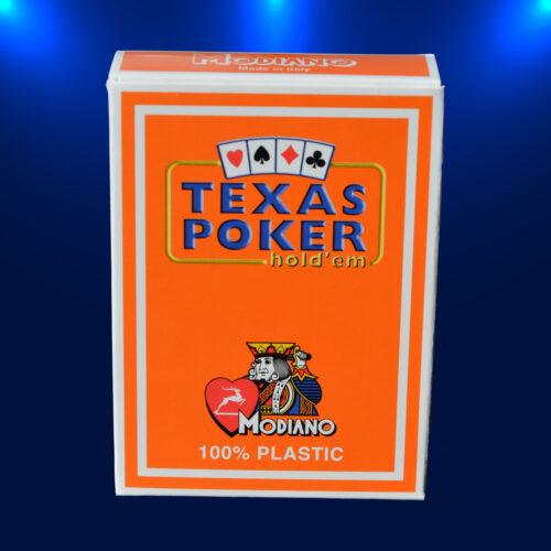 Blue stage background with light rays of spotlight and falling s